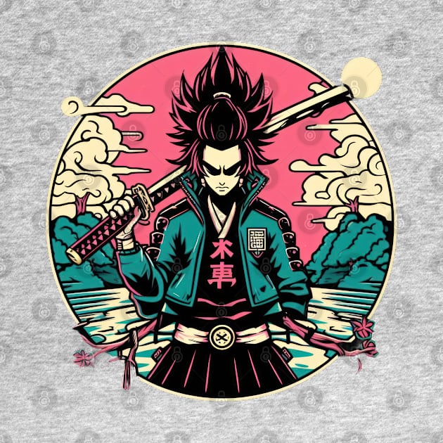 Anime Samurai by TooplesArt